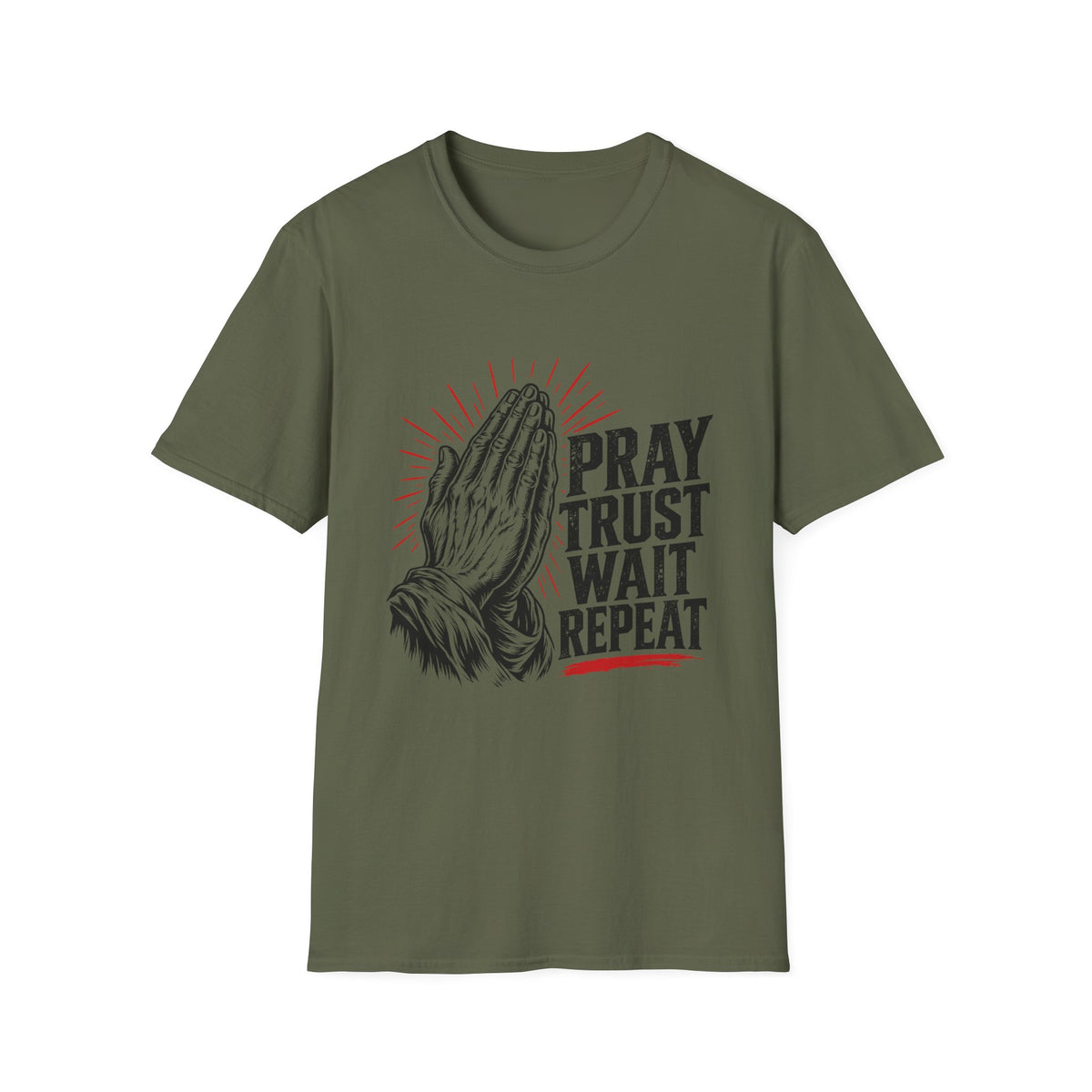 Pray Trust Wait Repeat T-Shirt