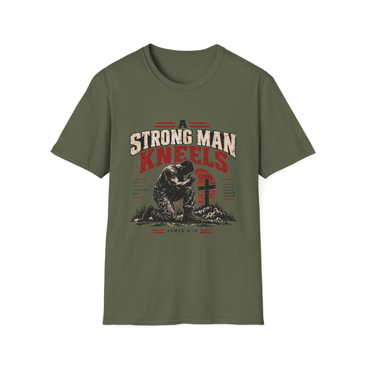 A Strong Man Kneels T-Shirt