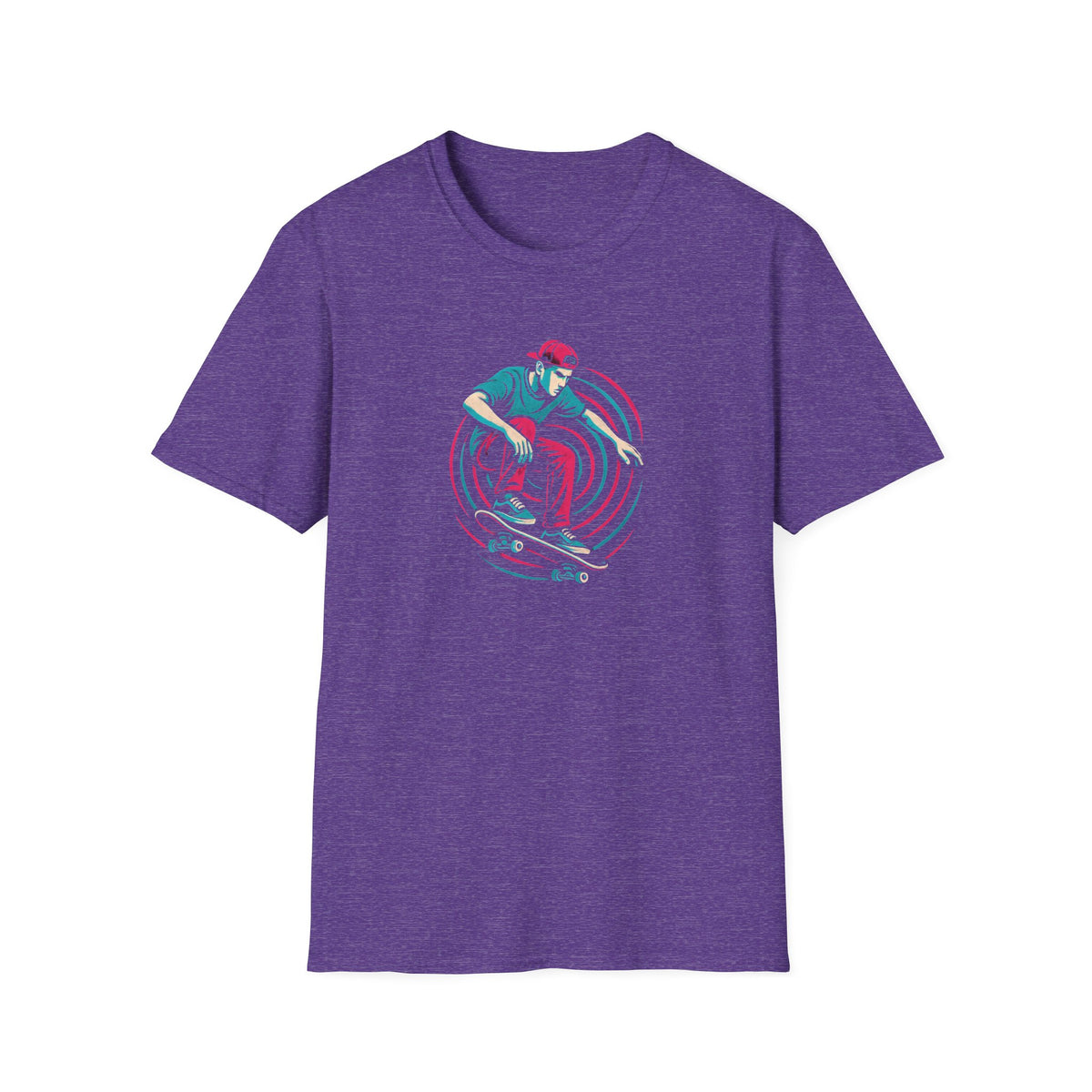 Skateboarder performing trick T-Shirt