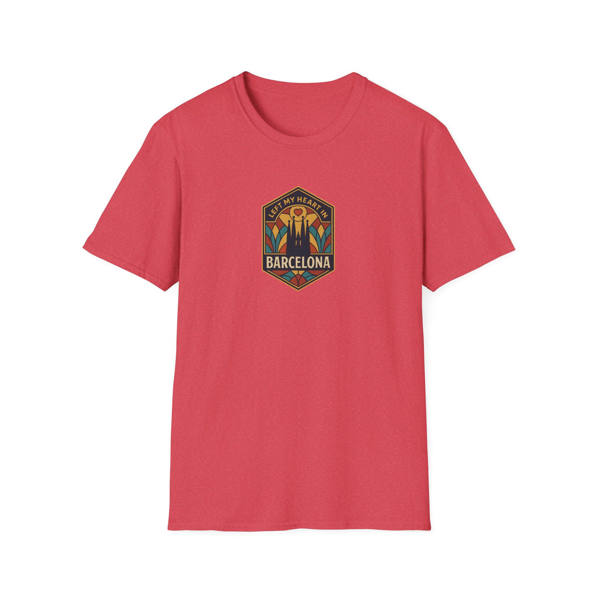 Barcelona Heart Badge T-Shirt