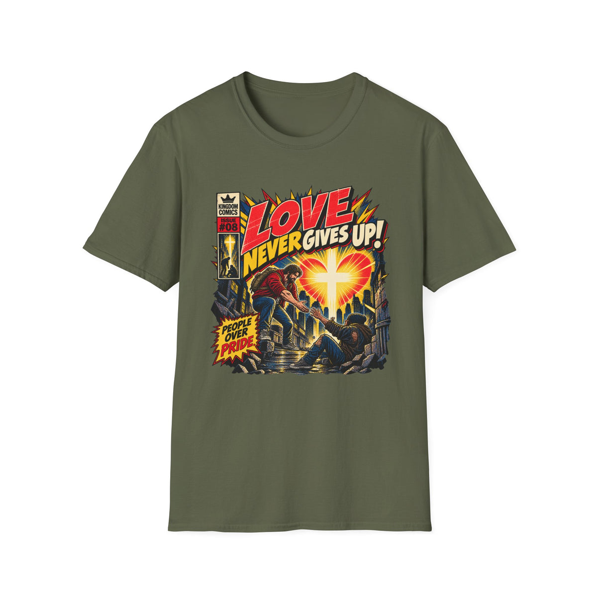 Love Never Gives Up T-Shirt