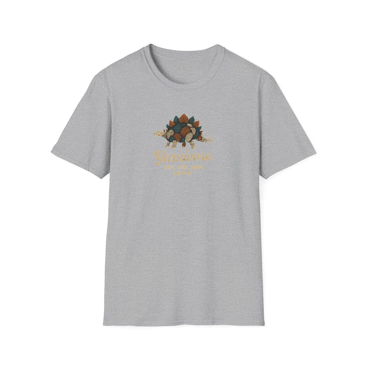 Yarnivore Knit Purl Roar T-Shirt