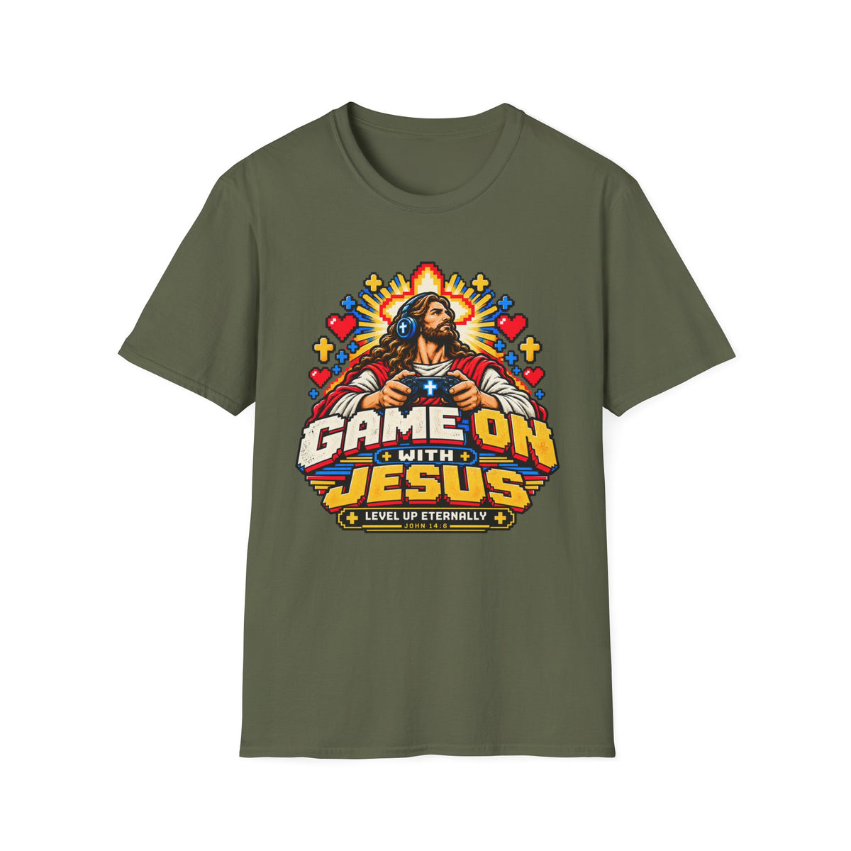 Game On With Jesus T-Shirt