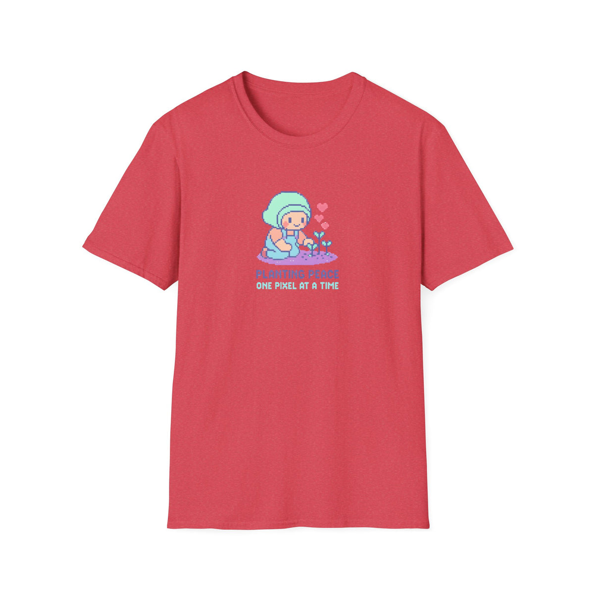 Planting Peace Pixel Art T-Shirt