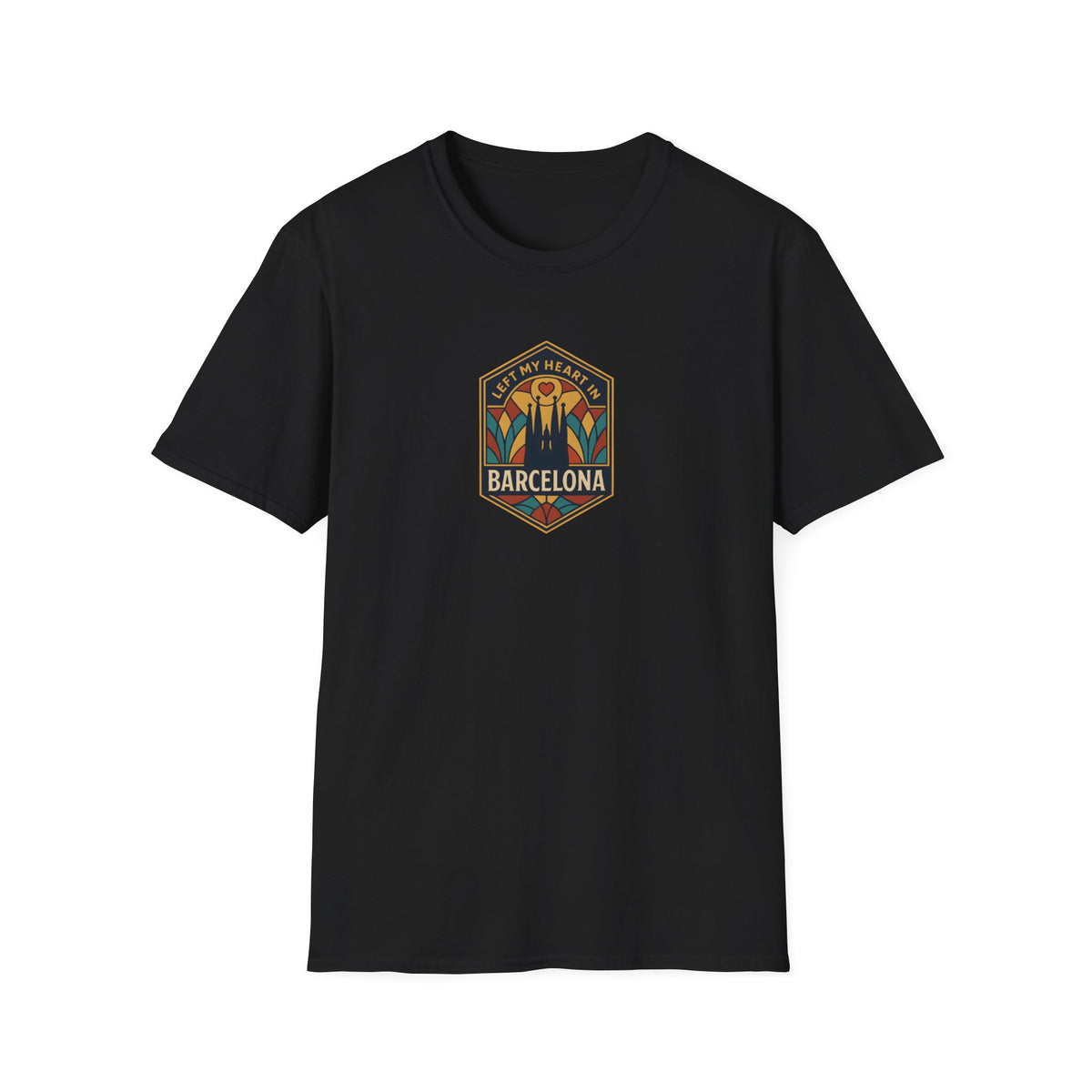Barcelona Heart Badge T-Shirt