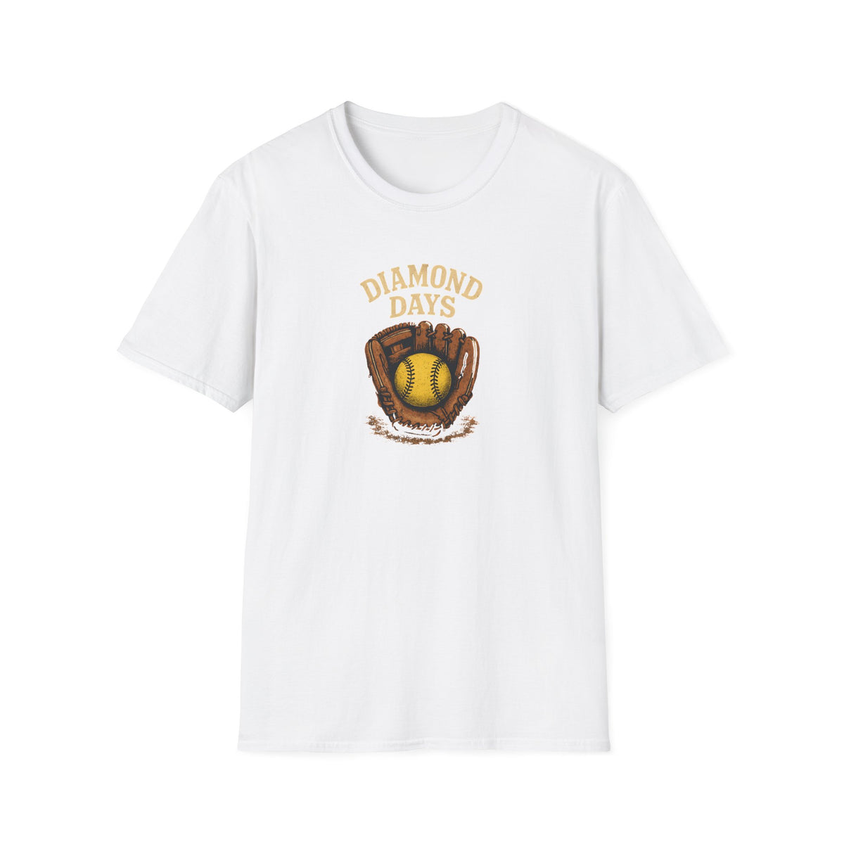Baseball Glove with Ball T-Shirt