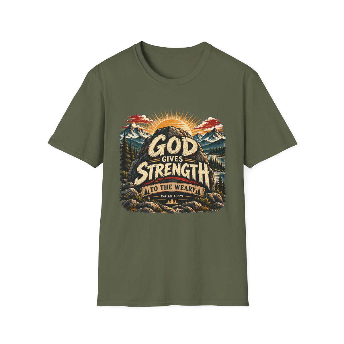 God Gives Strength T-Shirt